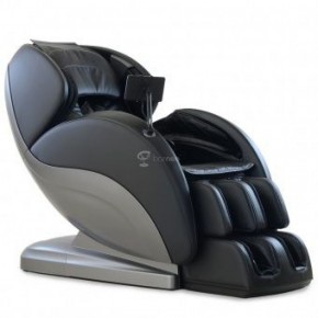 Массажное кресло PS6500 черно-серебряное в Салехарде - salekhard.ok-mebel.com | фото