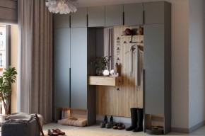 МЕБЕЛЬСОН К11 Прихожая (графит) в Салехарде - salekhard.ok-mebel.com | фото