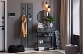 МЕБЕЛЬСОН К19 Прихожая (графит) в Салехарде - salekhard.ok-mebel.com | фото