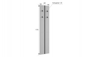 МЕБЕЛЬСОН К29 Прихожая (кашемир) в Салехарде - salekhard.ok-mebel.com | фото 2