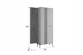 МЕБЕЛЬСОН К8 Прихожая в Салехарде - salekhard.ok-mebel.com | фото 2