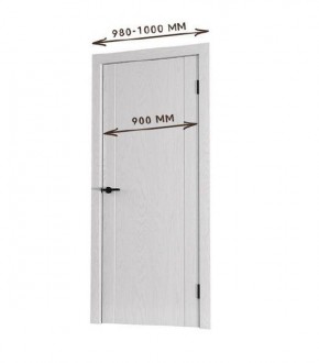Межкомнатная дверь Bolivar Роялвуд белый (комплект) 900 в Салехарде - salekhard.ok-mebel.com | фото