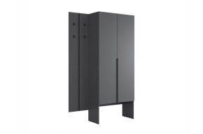 МЕРСИ Прихожая (модульная) графит в Салехарде - salekhard.ok-mebel.com | фото 6