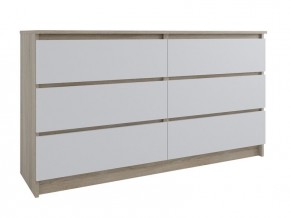 МОРИ МК 1380.6 Комод (Дуб Сонома/Белый) в Салехарде - salekhard.ok-mebel.com | фото