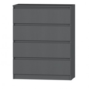 МС "Хилтон" Комод №1 800 (4 ящ.) графит в Салехарде - salekhard.ok-mebel.com | фото