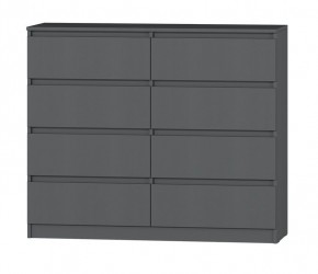 МС "Хилтон" Комод №3 1200 (8 ящ.) графит в Салехарде - salekhard.ok-mebel.com | фото
