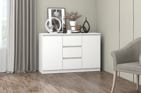 МС "Хилтон" Комод №4 1200 (белый текстурный) в Салехарде - salekhard.ok-mebel.com | фото