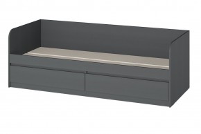 МС "Хилтон" Кровать 0,8 (графит) 800*2000 в Салехарде - salekhard.ok-mebel.com | фото