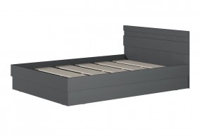 МС "Хилтон" Кровать 1,4 (графит) 1400*2000 в Салехарде - salekhard.ok-mebel.com | фото