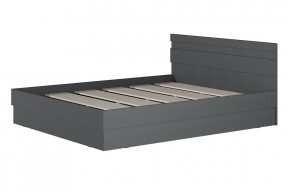 МС "Хилтон" Кровать 1,6 (графит) 1600*2000 в Салехарде - salekhard.ok-mebel.com | фото