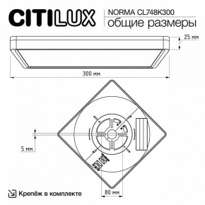 Накладной светильник Citilux Norma CL748K300 в Салехарде - salekhard.ok-mebel.com | фото 7