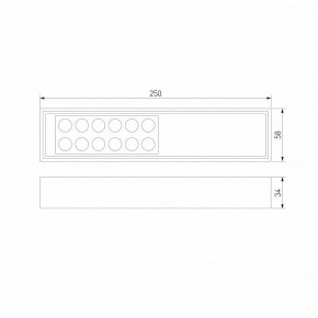 Накладной светильник Elektrostandard Tend a068849 в Салехарде - salekhard.ok-mebel.com | фото 3