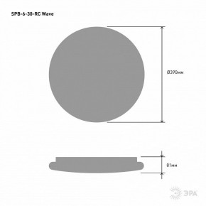 Накладной светильник Эра Классик SPB-6-30-RC Wave в Салехарде - salekhard.ok-mebel.com | фото 5