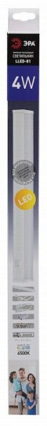 Накладной светильник Эра  LLED-01-04W-6500-W в Салехарде - salekhard.ok-mebel.com | фото 4