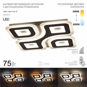 Накладной светильник Эра  SPB-6 GEO 4 RC 75 в Салехарде - salekhard.ok-mebel.com | фото 2