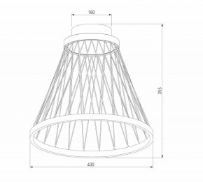 Накладной светильник Eurosvet Cesta 40018/1 LED коричневый в Салехарде - salekhard.ok-mebel.com | фото 4