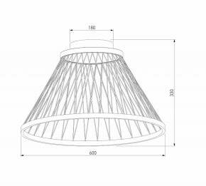 Накладной светильник Eurosvet Cesta 40019/1 LED коричневый в Салехарде - salekhard.ok-mebel.com | фото 4