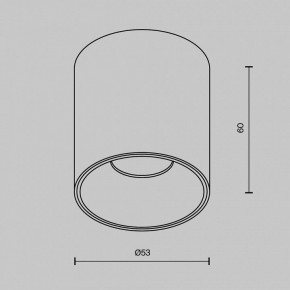Накладной светильник Maytoni Alfa LED C064CL-5W3K-RD-B в Салехарде - salekhard.ok-mebel.com | фото 7