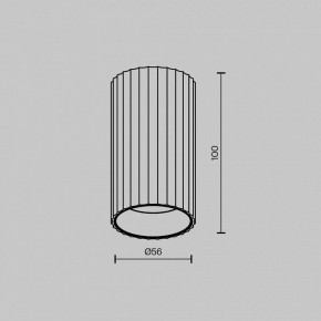 Накладной светильник Maytoni Calipso C106CL-01-GU10-BS в Салехарде - salekhard.ok-mebel.com | фото 5