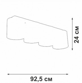Накладной светильник Vitaluce V2882 V2882-1/4PL в Салехарде - salekhard.ok-mebel.com | фото 3