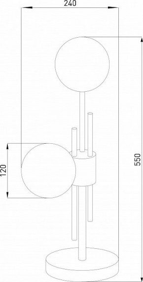 Настольная лампа декоративная Eurosvet Volver 01383/2 латунь в Салехарде - salekhard.ok-mebel.com | фото 4