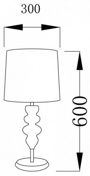 Настольная лампа декоративная Lucia Tucci Bristol 8 BRISTOL T897.1 в Салехарде - salekhard.ok-mebel.com | фото 3