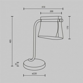 Настольная лампа декоративная Maytoni Cabaret MOD170TL-L8BS3K в Салехарде - salekhard.ok-mebel.com | фото 7