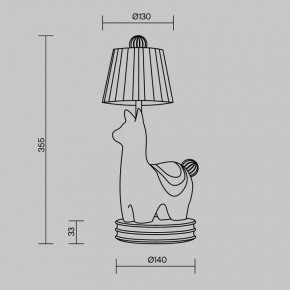 Настольная лампа декоративная Maytoni Senor Alpaca MOD377TL-L5W3K в Салехарде - salekhard.ok-mebel.com | фото 10