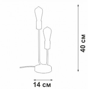 Настольная лампа декоративная Vitaluce V3005 V3005-1/2L в Салехарде - salekhard.ok-mebel.com | фото 5