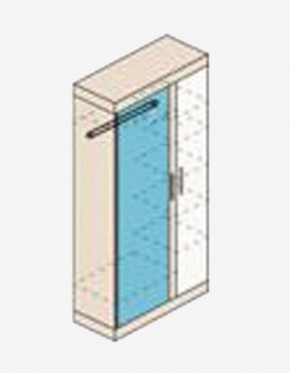 НИКА Н1 Шкаф для одежды в Салехарде - salekhard.ok-mebel.com | фото 3