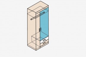 НИКА Н10з Шкаф для одежды в Салехарде - salekhard.ok-mebel.com | фото 4