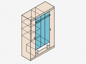 НИКА Н13 Шкаф для одежды в Салехарде - salekhard.ok-mebel.com | фото 5