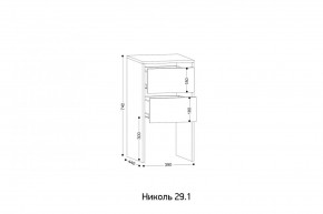 НИКОЛЬ 25 Шкаф 5-ти створчатый в Салехарде - salekhard.ok-mebel.com | фото 7