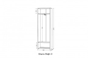 ОЛЬГА-ЛОФТ 3 Шкаф 2-х створчатый в Салехарде - salekhard.ok-mebel.com | фото 3