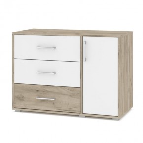 ОЛИВИЯ О63 Комод (дуб серый/белый) в Салехарде - salekhard.ok-mebel.com | фото