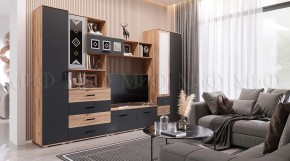 Пенал Белла (Сандал, Графит/Дуб крафт) в Салехарде - salekhard.ok-mebel.com | фото 5