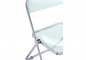 Пластиковый стул Fold складной clear gray-blue в Салехарде - salekhard.ok-mebel.com | фото 7