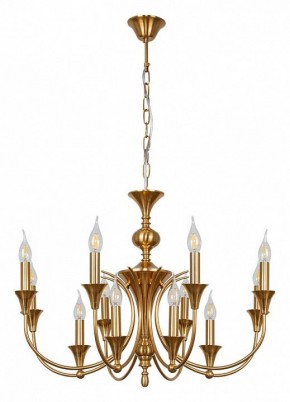 Подвесная люстра Arte Lamp Collinetta A4094LM-12PB в Салехарде - salekhard.ok-mebel.com | фото 2