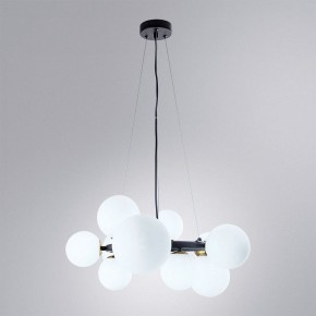Подвесная люстра Arte Lamp Gemini A2243SP-10BK в Салехарде - salekhard.ok-mebel.com | фото 3