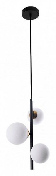 Подвесная люстра Arte Lamp Gemini A2243SP-3BK в Салехарде - salekhard.ok-mebel.com | фото 2