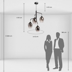Подвесная люстра De City Альфа 23 324019104 в Салехарде - salekhard.ok-mebel.com | фото 8