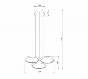 Подвесная люстра Eurosvet Crespella 90034/3 золото в Салехарде - salekhard.ok-mebel.com | фото 5