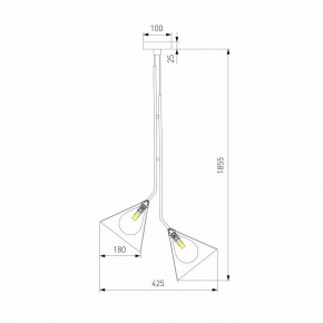 Подвесная люстра Eurosvet Enigma 70161/3 черный в Салехарде - salekhard.ok-mebel.com | фото 4