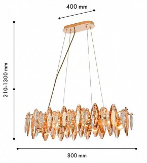 Подвесная люстра Favourite Glans 4719-8PC в Салехарде - salekhard.ok-mebel.com | фото 4