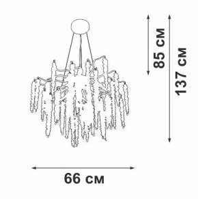 Подвесная люстра Vitaluce V28551 V28551-9/7S в Салехарде - salekhard.ok-mebel.com | фото 5