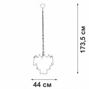 Подвесная люстра Vitaluce V58120 V58120-8/5 в Салехарде - salekhard.ok-mebel.com | фото 3