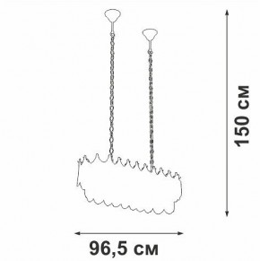 Подвесная люстра Vitaluce V5813 V5813-8/11 в Салехарде - salekhard.ok-mebel.com | фото 4