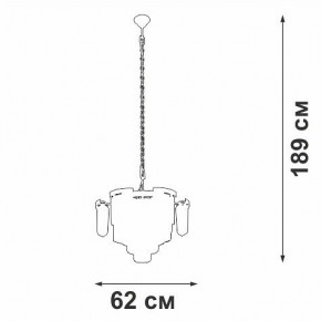 Подвесная люстра Vitaluce V58370 V58370-8/13 в Салехарде - salekhard.ok-mebel.com | фото 3