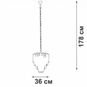 Подвесная люстра Vitaluce V58470 V58470-8/5 в Салехарде - salekhard.ok-mebel.com | фото 4