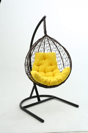 Подвесное кресло Бароло (коричневый/желтый) в Салехарде - salekhard.ok-mebel.com | фото